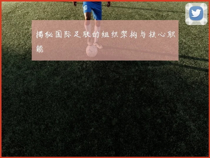 揭秘国际足联的组织架构与核心职能